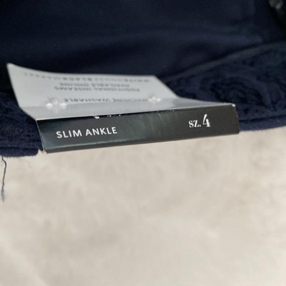 White House Black Market Dark Navy Dress Pants NWT - Picture 7 of 12